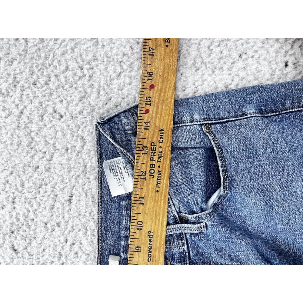 Levis Jeans Womens Size 10 505 Straight Hi-Rise Blue Medium Wash - Picture 6 of 11